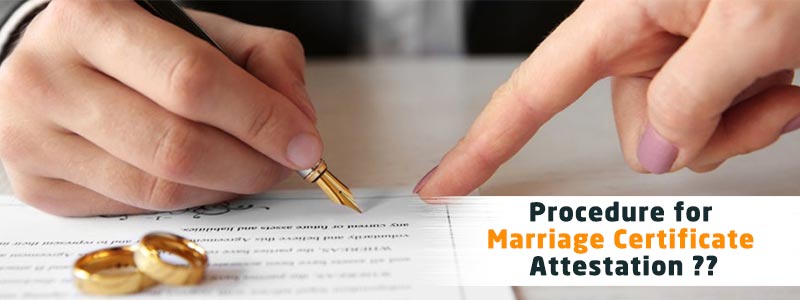 Marriage Certificate Attestation